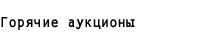 Горячие аукционы