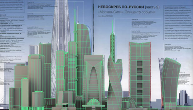 Схема небоскребов москва сити