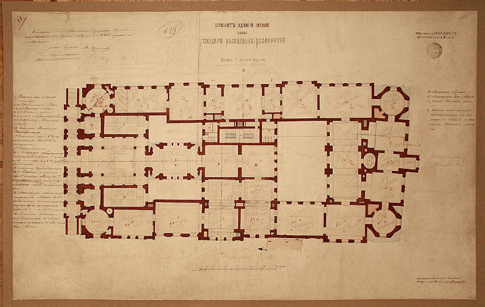 План залов русского музея