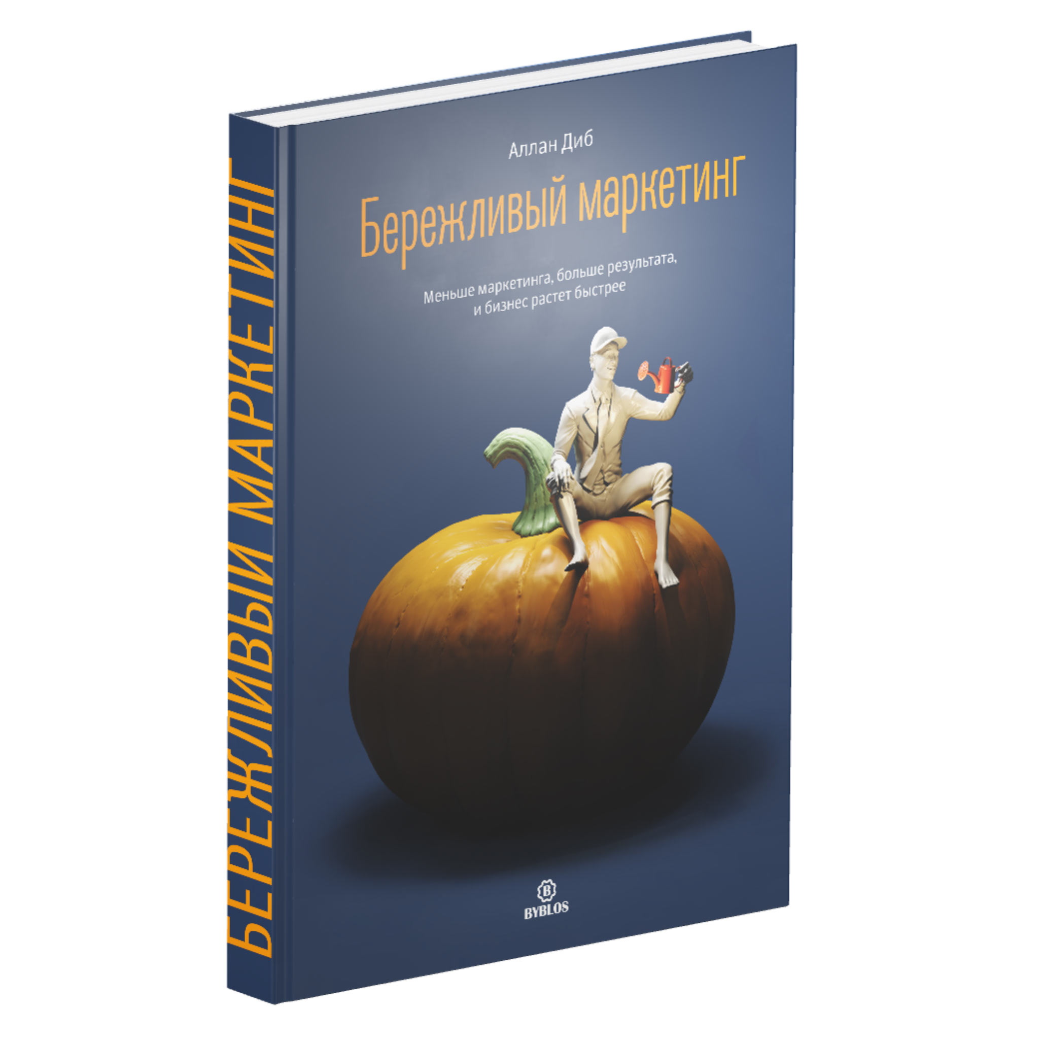 Оформление книги Аллана Диба «Бережливый маркетинг»