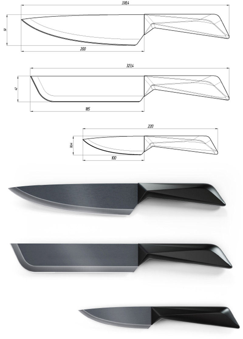Как делают дизайн ножа