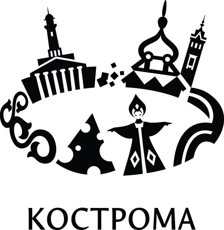 Кострома символы города. Кострома вектор достопримечательности. Кострома логотип города. Каланча Кострома вектор.