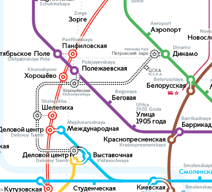 Станция метро Беговая в Санкт-Петербурге на карте